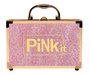 Nice Maletín de Maquillaje de Viaje Pink It Incluye Maquillaje, Esmalte de Uñas, Aplicador, Lima de Uñas y Espejo