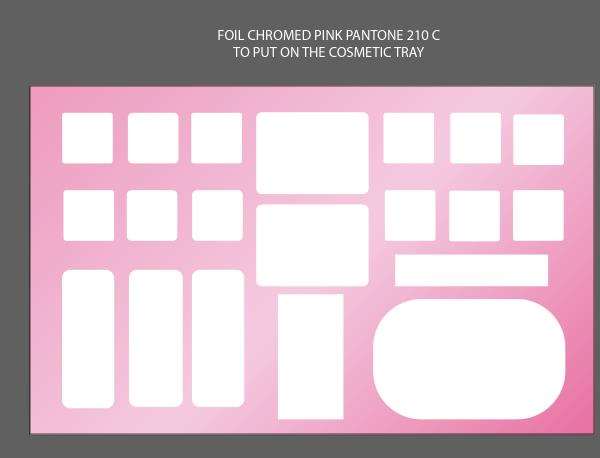 Nice Maletín de Maquillaje de Viaje Pink It Incluye Maquillaje, Esmalte de Uñas, Aplicador, Lima de Uñas y Espejo