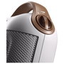 De'Longhi HFX30C18.IW Calefactor de Cerámica 1800W Ventilador Eléctrico Mesa Escritorio Marrón Blanco