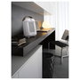 De'Longhi HFX30C18.IW Calefactor de Cerámica 1800W Ventilador Eléctrico Mesa Escritorio Marrón Blanco