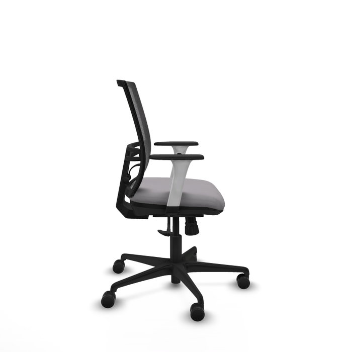 PIQUERAS Y CRESPO Silla de oficina Yunquera con mecanismo Sincro, Gris y Negro PIQUERAS Y CRESPO Silla de oficina Yunquera con mecanismo Sincro, Gris y Negro