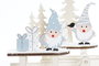 DKD Home Decor Decoración de MDF Trineo Surtida 12,5x11x5,5 cm