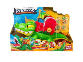 Magic Box Figura Piratix S King Croc. Cocodrilo con capitan Piratix exclusivo. 21x31x11.5 cm