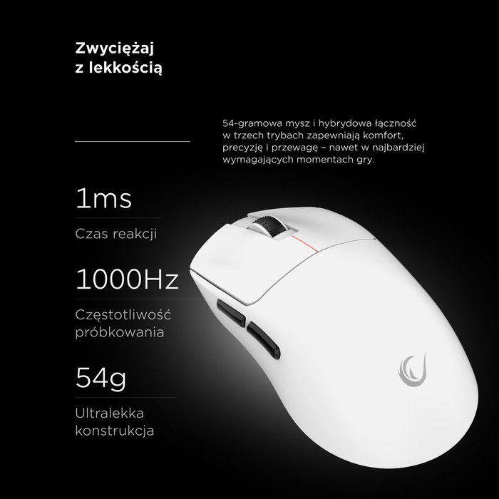 Rampage Clax Ratón Gaming Inalámbrico 24.000 DPI Blanco Rampage Clax Ratón Gaming Inalámbrico 24.000 DPI Blanco
