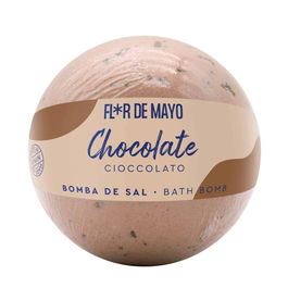 Flor De Mayo Bomba Sal Efervescente Chocolate Baño Relajante 200 gr
