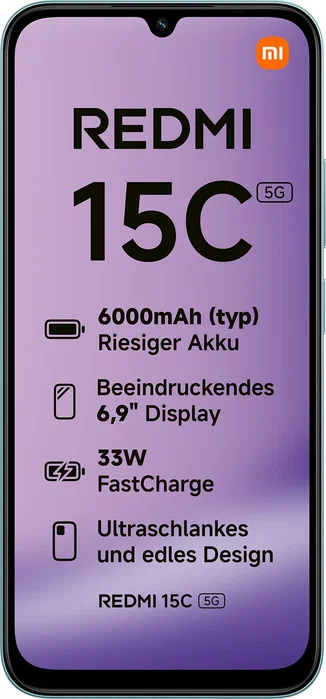 Xiaomi Redmi 15C 5G Verde 4GB 128GB