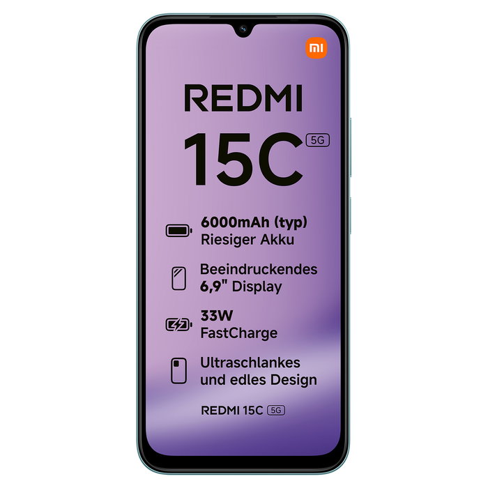 Xiaomi Redmi 15C 6.9" 5G 4 GB 128 GB 6000 mAh Verde