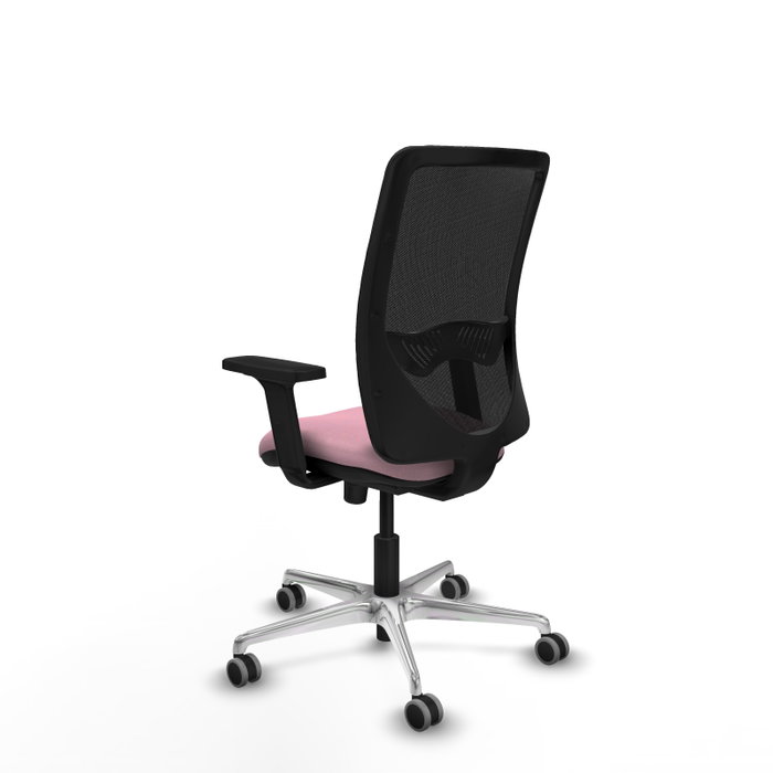 PIQUERAS Y CRESPO Silla de oficina Zulema con mecanismo Sincro, Rosa y Negro PIQUERAS Y CRESPO Silla de oficina Zulema con mecanismo Sincro, Rosa y Negro