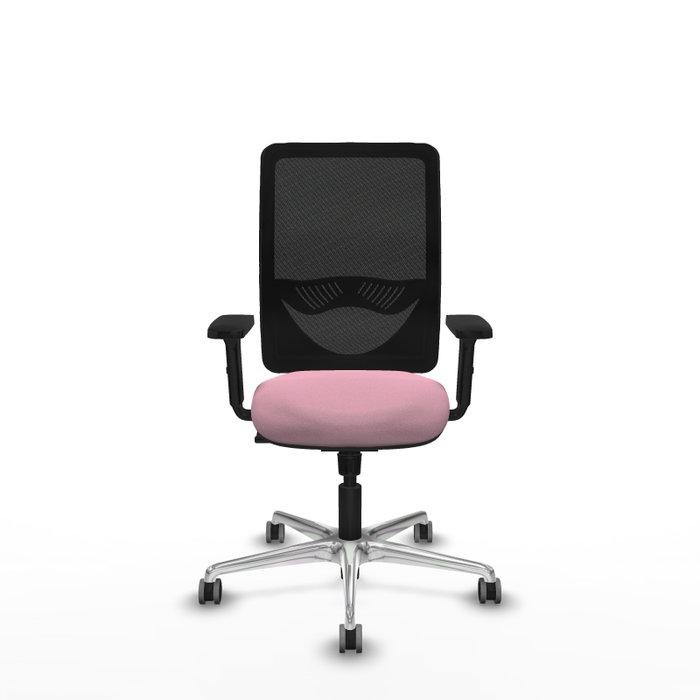 PIQUERAS Y CRESPO Silla de oficina Zulema con mecanismo Sincro, Rosa y Negro PIQUERAS Y CRESPO Silla de oficina Zulema con mecanismo Sincro, Rosa y Negro