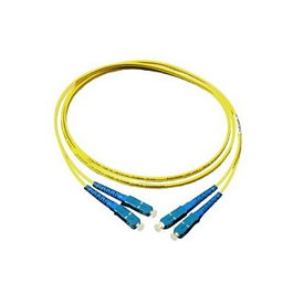 GoodConnections Cable de Fibra Óptica OS2 Monomodo, 9/125, SC/SC, LSZH, 15 m, Alcasa LW-915SC, Polaridad Intercambiable, Duplex Completo, Amarillo