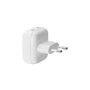 Dbramante1928 Cargador GaN 20W CH20EUWH7126, 2 Puertos USB-C, Carga Rápida PD 3.0, Adaptador de Corriente Plano Europeo Blanco