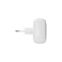 Dbramante1928 Cargador GaN 20W CH20EUWH7126, 2 Puertos USB-C, Carga Rápida PD 3.0, Adaptador de Corriente Plano Europeo Blanco