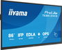 IIYAMA TE8612MIS 86'' 4K UHD IPS TOUCH 3840x2160 24/7 3xHDMI 2xUSB-C Wifi