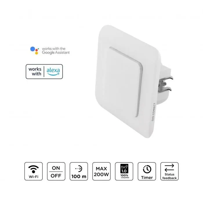 DiO CONNECT REV-KIT-06 Juego de 2 Interruptores de Luz Conectados para Smart Home