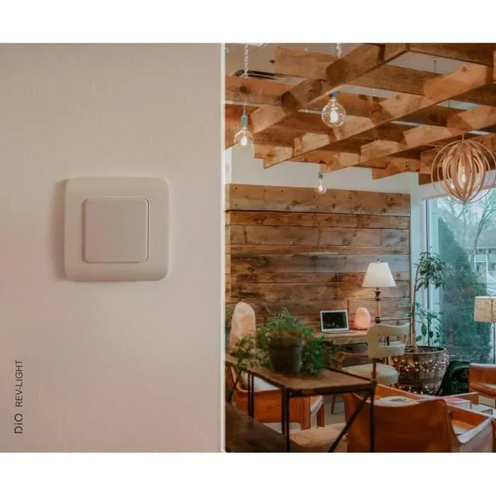 DiO CONNECT REV-KIT-06 Juego de 2 Interruptores de Luz Conectados para Smart Home