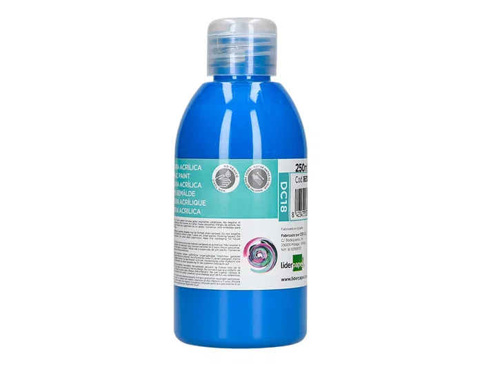 Liderpapel Pintura Acrílica Cian 250 ml