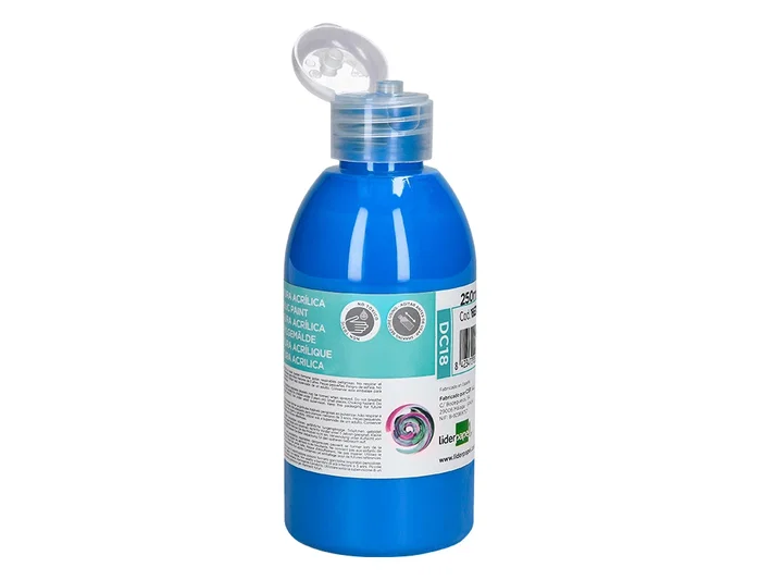 Liderpapel Pintura Acrílica Cian 250 ml