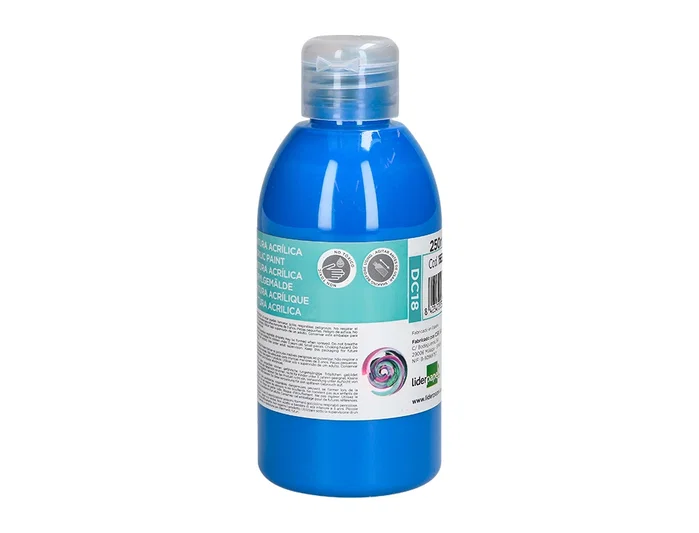 Liderpapel Pintura Acrílica Cian 250 ml