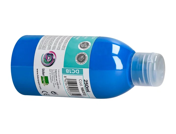 Liderpapel Pintura Acrílica Cian 250 ml
