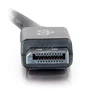 C2G Cable DisplayPort 54403, 4.57 m, Macho a Macho, 8K Ready, Ultra Alta Definición, con Latches, Negro
