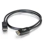 C2G Cable DisplayPort 54403, 4.57 m, Macho a Macho, 8K Ready, Ultra Alta Definición, con Latches, Negro