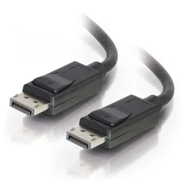 C2G Cable DisplayPort 54403, 4.57 m, Macho a Macho, 8K Ready, Ultra Alta Definición, con Latches, Negro