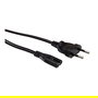 VALUE Cable de Red CEE7/16 a IEC 320, 2 polos, Negro, 1 metro, 250V 2.5A