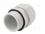 FIBOX Sello aislante M40 de rosca prolongada gris