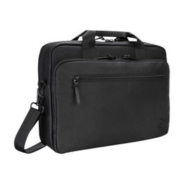 Dell Premier Slim Briefcase 14 - Maletín para Portátil hasta 15" y Tableta, con Correa Ajustable y Asa Magnética, Cuero PU Negro