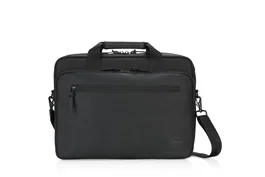 Dell Premier Slim Briefcase - Maletín de Imitación Piel para Portátil hasta 15" (38.1 cm), Compartimento para Tableta, Tirante para Hombro, Negro, Resistente al Polvo y Rayones