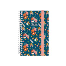 Finocam Agenda Anual 2027 Espiral Trendy Design Apais. Flora