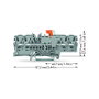 WAGO 2002-1871 Terminal de 5,2 mm, 400 V