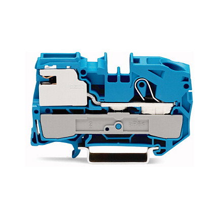 WAGO 2016-7114 Terminal de conexión de 1 conductor para N, 16 mm, Azul WAGO 2016-7114 Terminal de conexión de 1 conductor para N, 16 mm, Azul