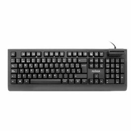 Nilox Teclado USB con Lector de DNI 4.0 y Tarjeta Sanitaria Distribución Española