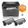 Brother DCP-L2627DWXL Impresora Multifunción Láser Monocromo con WiFi y Dúplex Automático