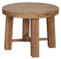 DKD Home Decor Mesita Auxiliar Abeto MDF 60x60x45 Marrón