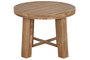 DKD Home Decor Mesita Auxiliar Abeto MDF 60x60x45 Marrón