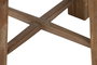 DKD Home Decor Mesita Auxiliar Abeto MDF 60x60x45 Marrón