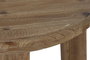 DKD Home Decor Mesita Auxiliar Abeto MDF 60x60x45 Marrón