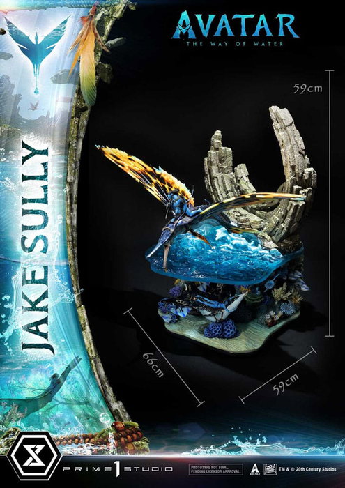 Avatar: The Way of Water Estatua Jake Sully Bonus Version 59 cm Avatar: The Way of Water Estatua Jake Sully Bonus Version 59 cm