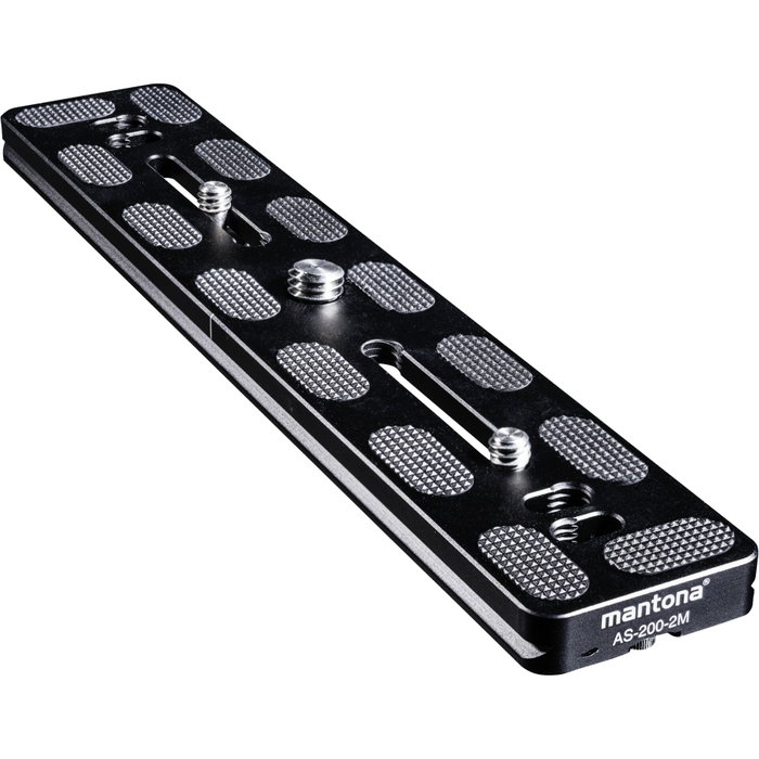 Mantona AS-200-2M Quick Release Plate compatible con Arca-Swiss Mantona AS-200-2M Quick Release Plate compatible con Arca-Swiss