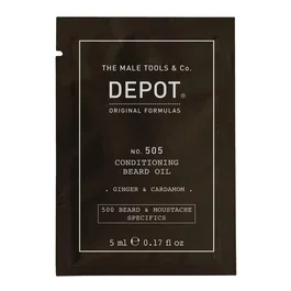 Depot 505 Beard & Mustache Specifics Aceite para barba Jengibre y Cardamomo 5 ml