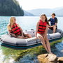 Intex Barco Mariner para 3 personas con 2 remos de aluminio y bomba