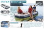 Intex Barco Mariner 3 Personas con 2 Remos de Aluminio y Bomba - 297x127x46cm