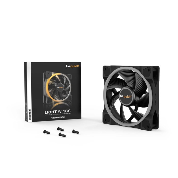 be quiet! Light Wings 120mm PWM ARGB Negro