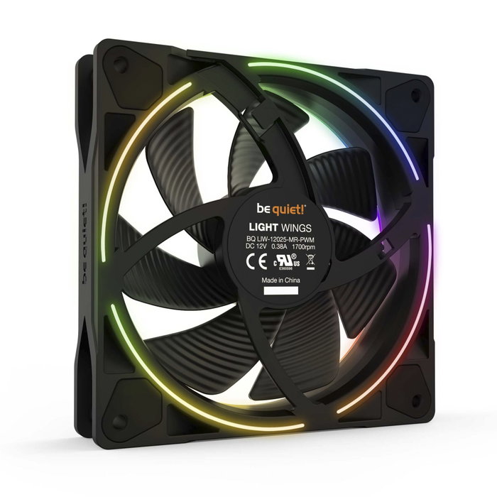 be quiet! Light Wings 120mm PWM ARGB Negro