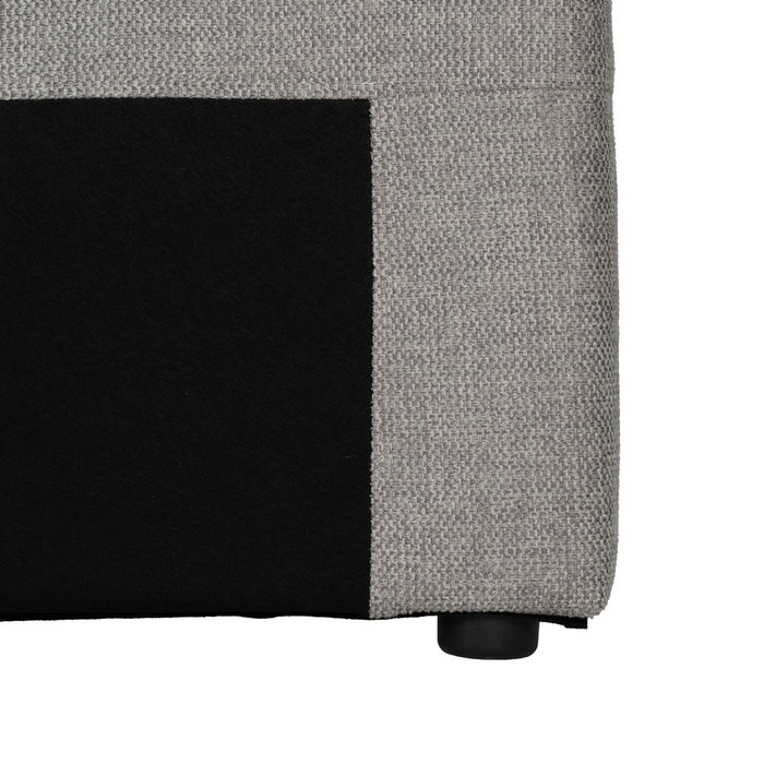 Cabecero Gris Tejido Dormitorio 190 X 8 X 100 cm