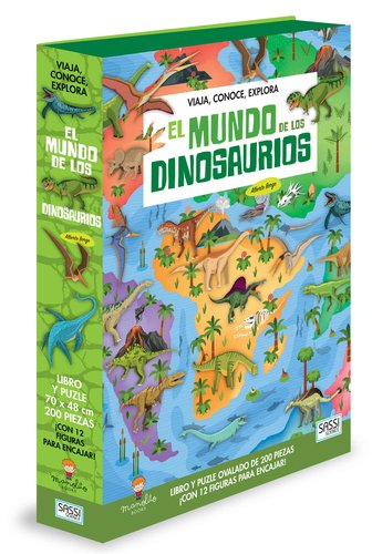 Puzle Sassi Manolito Books El Mundo De Los Dinosaurios 200 Piezas (+6 Años) Puzle Sassi Manolito Books El Mundo De Los Dinosaurios 200 Piezas (+6 Años)