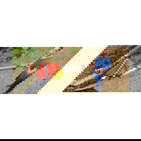 WOLF-Garten Tijera de Poda Power Dual Cut RR 400 T, Corte Bypass de 2 Hojas, Longitud 400 cm, Color Rojo/Amarillo