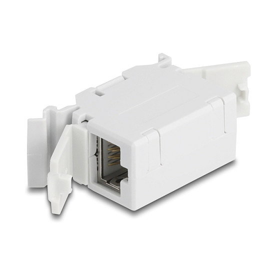 DeLOCK 90768 Módulo keystone RJ45 Cat.6A hembra a hembra gris DeLOCK 90768 Módulo keystone RJ45 Cat.6A hembra a hembra gris